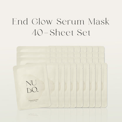 End Glow Serum Mask 40-Sheet Set