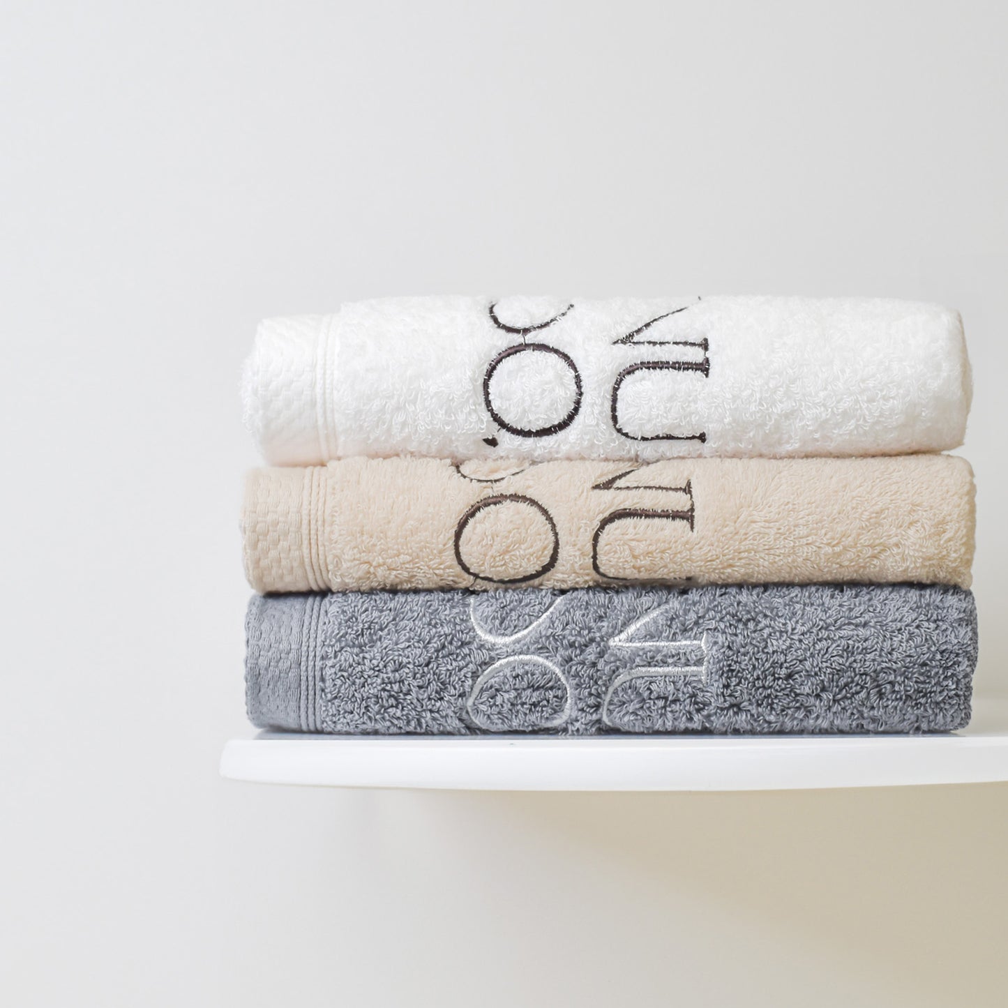 NU DO. Face Towel - White