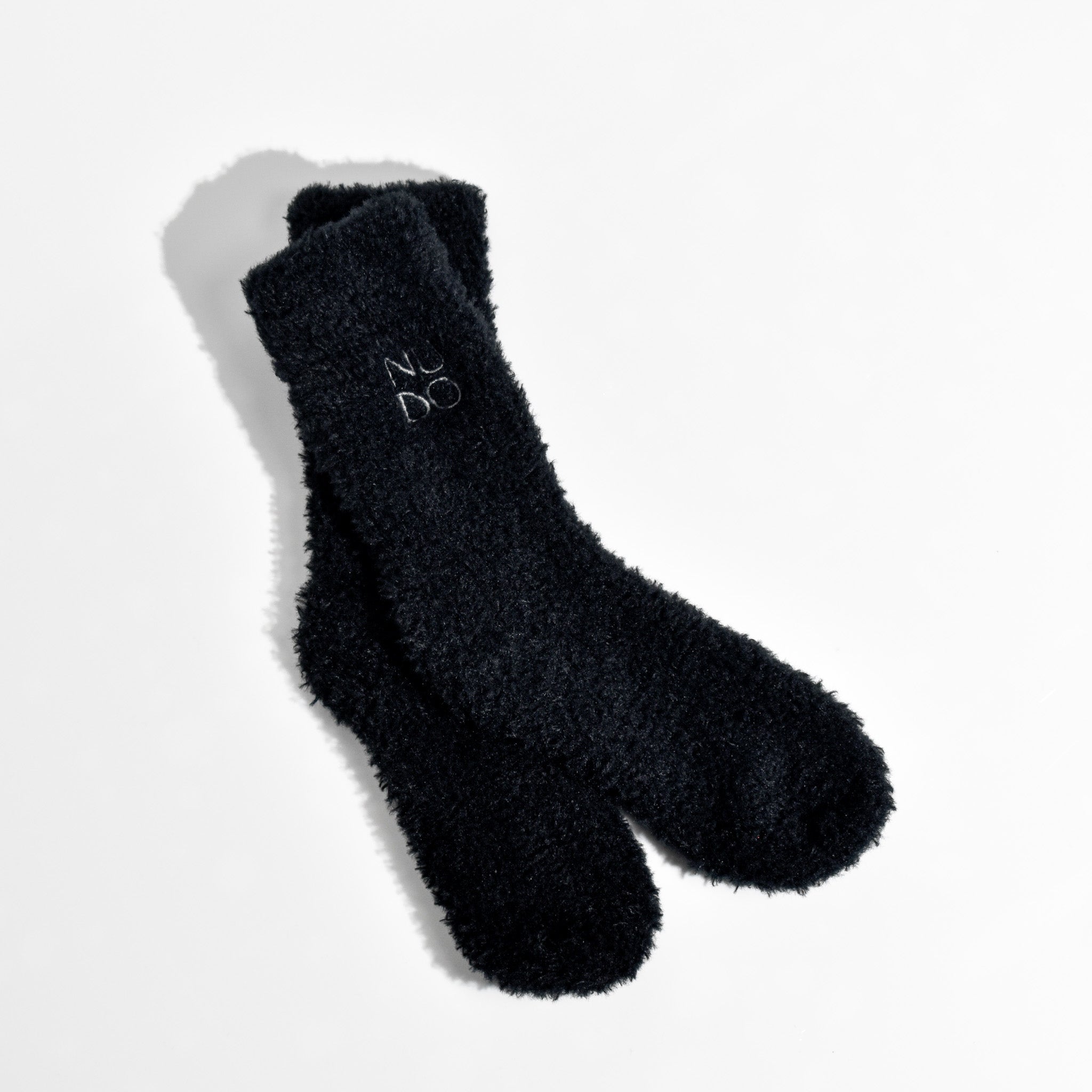 NU DO. Room Socks 2P - Gray / Black